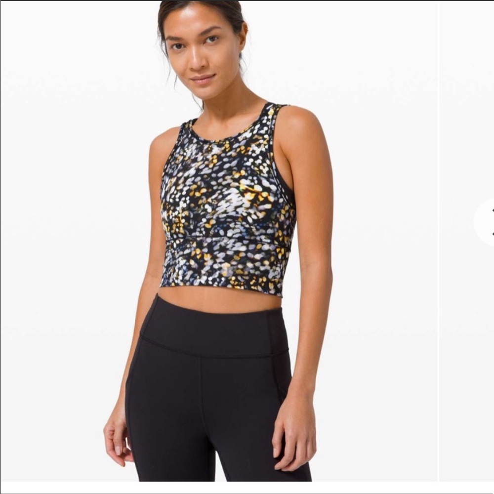 Lululemon Power Pivot Tank Size 6 Multicolored